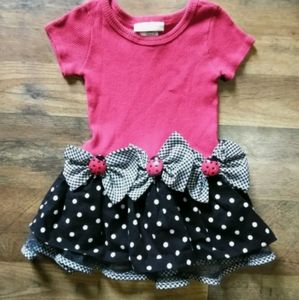 Bonnie Jean Ladybug Dress Girls Size: 18M